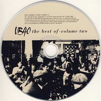 2CD UB40: The Best Of UB40 - Volumes 1 & 2