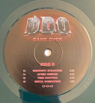 2LP U.D.O.: Game Over LTD | CLR