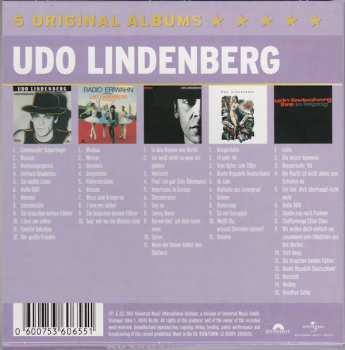 5CD/Dobozkészlet Udo Lindenberg: 5 Original Albums