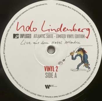 3LP Udo Lindenberg: Mtv Unplugged - Live Aus Dem Hotel Atlantic (Atlantic Suite Limited Vinyl Edition)