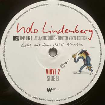 3LP Udo Lindenberg: Mtv Unplugged - Live Aus Dem Hotel Atlantic (Atlantic Suite Limited Vinyl Edition)