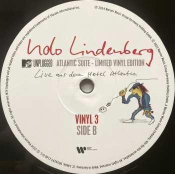 3LP Udo Lindenberg: Mtv Unplugged - Live Aus Dem Hotel Atlantic (Atlantic Suite Limited Vinyl Edition)