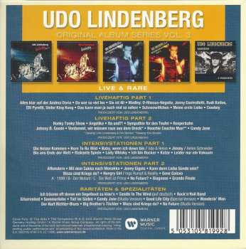 5CD/Dobozkészlet Udo Lindenberg: Original Album Series Vol. 3 - Live & Rare