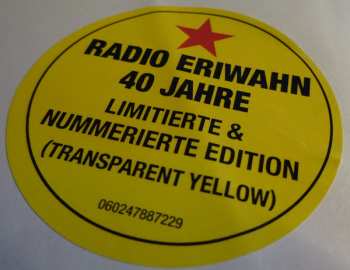LP Udo Lindenberg Und Das Panikorchester: Radio Eriwahn CLR | NUM
