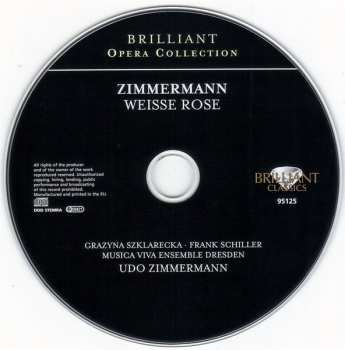 CD Udo Zimmermann: Weisse Rose