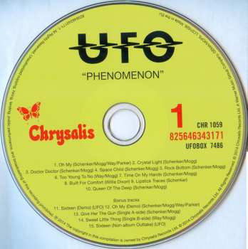 10CD/Dobozkészlet UFO: The Complete Studio Albums 1974-1986
