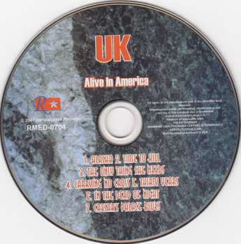 CD UK: Alive In America