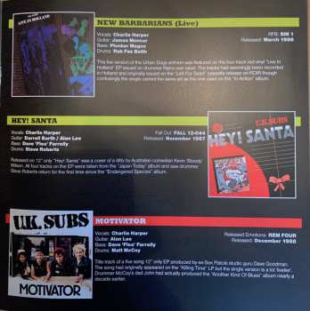 4EP UK Subs: U.K. Subs 1977 - 2017 40 Years Of U.K. Subs Singles CLR