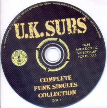 2CD UK Subs: Complete Punk Singles Collections