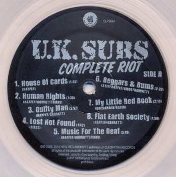 2LP UK Subs: Complete Riot