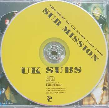 2CD UK Subs: Sub Mission (The Best Of UK Subs 1982-1998)