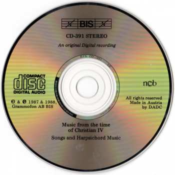 CD Lars Ulrik Mortensen: Music From The Time Of Christian IV - Songs And Harpischord Music