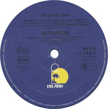 LP Ultravox: Three Into One