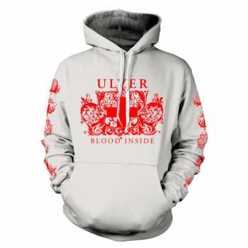 Merch Ulver: Kapucnis felső Blood Inside (white)
