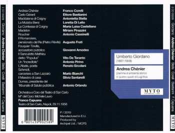 2CD Franco Corelli: Andrea Chenier