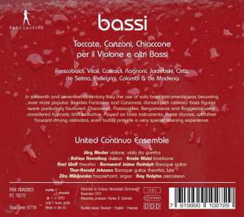 CD United Continuo Ensemble: Bassi
