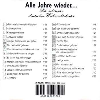 CD Unknown Artist: Alle Jahre Wieder... Die Schönsten Deutschen Weihnachtslieder