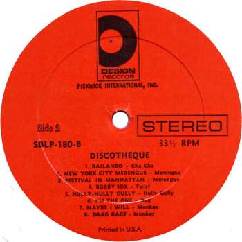 LP Unknown Artist: Discotheque