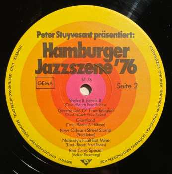 LP Unknown Artist: Peter Stuyvesant Präsentiert: Hamburger Jazzszene '76