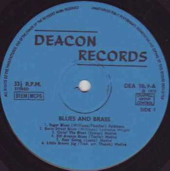 LP Unknown Artist: The Exciting Combination Of Blues And Brass