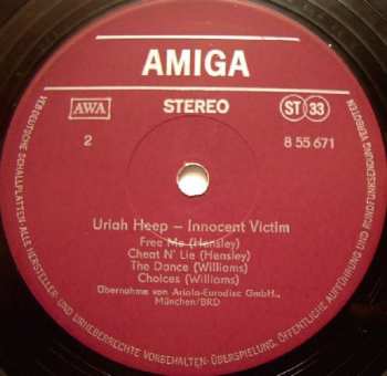 LP Uriah Heep: Innocent Victim