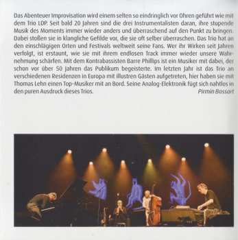 CD Urs Leimgruber / Jacques Demierre / Barre Phillips: Willisau
