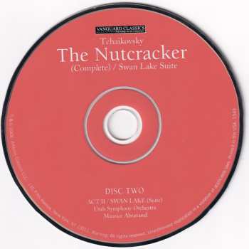2CD Utah Symphony Orchestra: Tchaikovsky: The Nutcracker Complete Ballet Swan Lake Suite
