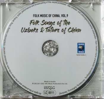 CD Uzbeks: Folk Songs Of The Uzbeks & Tatars Of China