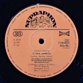 2LP Václav Čtvrtek: O Víle Amálce (2xLP)