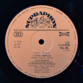 2LP Václav Čtvrtek: O Víle Amálce (2xLP)
