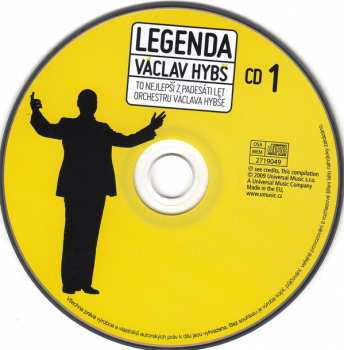 2CD Václav Hybš: Legenda (To Nejlepší Z Padesáti Let Orchestru Václava Hybše)
