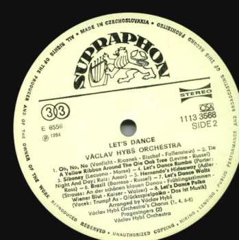 LP Václav Hybš Orchestra: Let's Dance