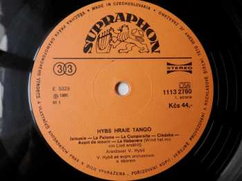 LP Václav Hybš Orchestra: Hybš Hraje Tango