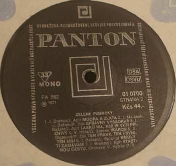 LP Václav Hybš Orchestra: Zelené Písničky