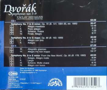 2CD Antonín Dvořák: Symphonies 7-8-9