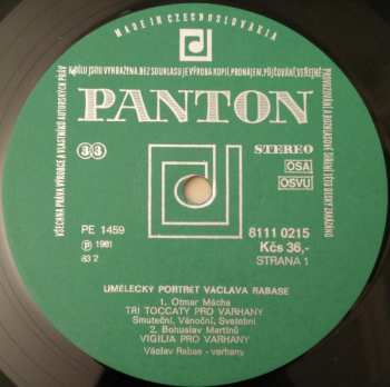 LP Václav Rabas: Václav Rabas