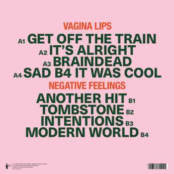 LP The Vagina Lips: Negative Feelings CLR