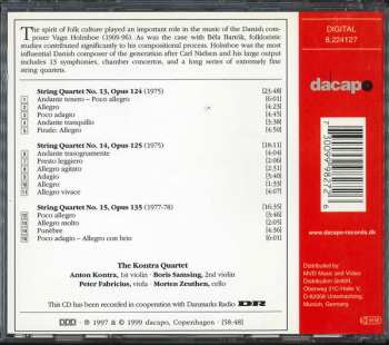 CD Vagn Holmboe: String Quartets, Vol. V: Nos. 13, 14 And 15
