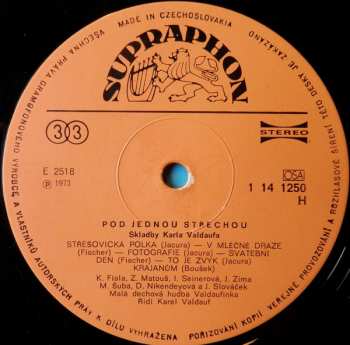 LP Valdaufinka: Pod Jednou Střechou (Skladby Karla Valdaufa)