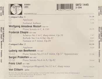 2CD Van Cliburn: Van Cliburn Recital / Mozart • Chopin • Beethoven • Prokofiev • Liszt / Recorded Live At The Royal Festival Hall, London, June 1959