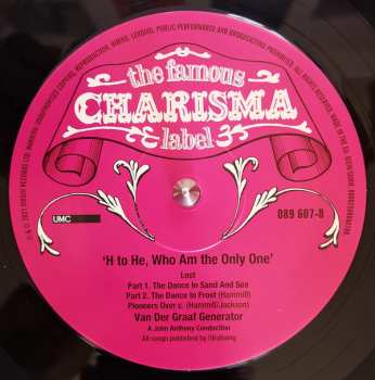LP Van Der Graaf Generator: H To He Who Am The Only One