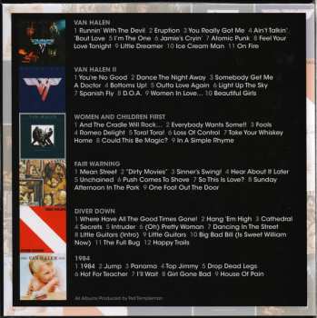 6CD/Dobozkészlet Van Halen: The Studio Albums 1978 - 1984 LTD