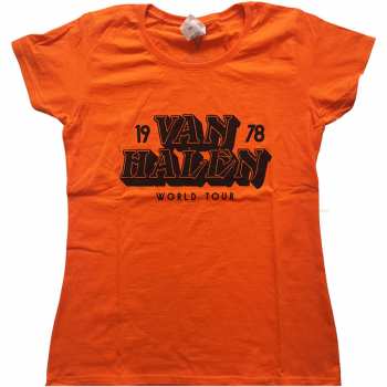 Merch Van Halen: Női Tee World Tour '78 