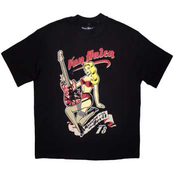 Merch Van Halen: Oversized Póló Running With The Devil