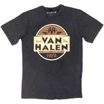 Merch Van Halen: Stone Wash Póló Speed Shop