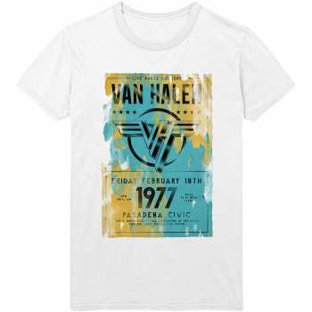 Merch Van Halen: Póló Pasadena '77 