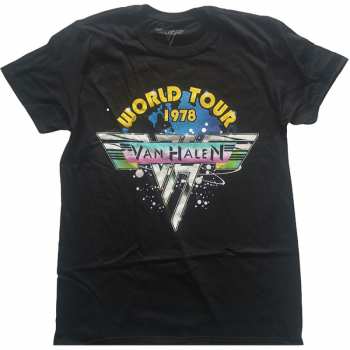 Merch Van Halen: Póló World Tour '78 Full Colour 