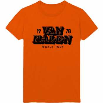 Merch Van Halen: Tričko World Tour '78  S