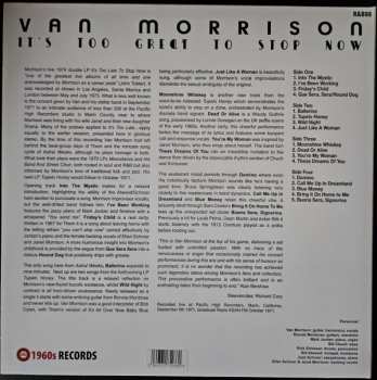 2LP Van Morrison: It's Too Great To Stop Now (Live On The West Coast 1971)