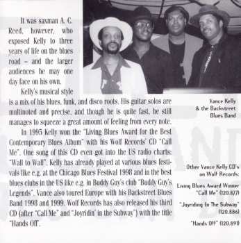 CD Vance Kelly & His Backstreet Blues Band: What Three Old Ladies Can Do